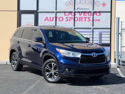 2016 Toyota Highlander for sale at Las Vegas Auto Sports in Las Vegas NV