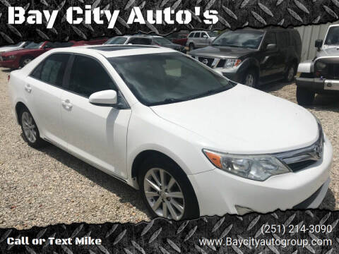 2014 Toyota Camry for sale at Bay City Auto's in Mobile AL