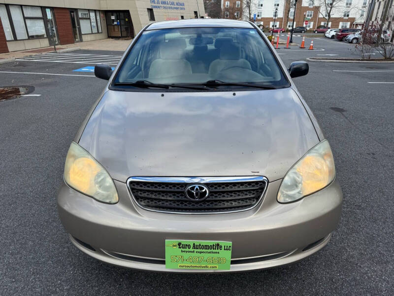 2007 Toyota Corolla for sale at Euro Automotive LLC in Falls Church VA