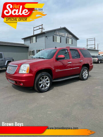 2013 GMC Yukon for sale at Brown Boys in Yakima WA