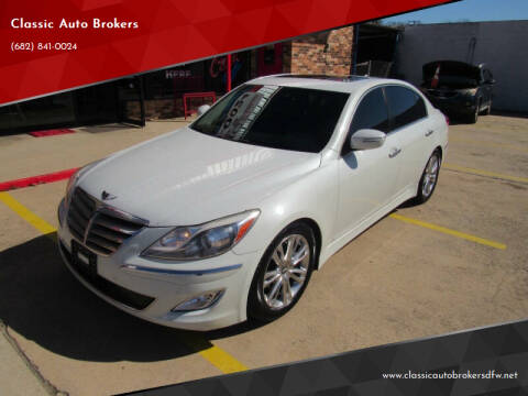 2013 Hyundai Genesis for sale at Classic Auto Brokers in Haltom City TX