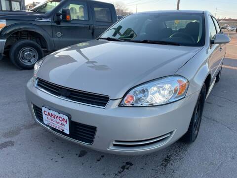 2010 Chevrolet Impala for sale at Canyon Auto Sales LLC in Sioux City IA