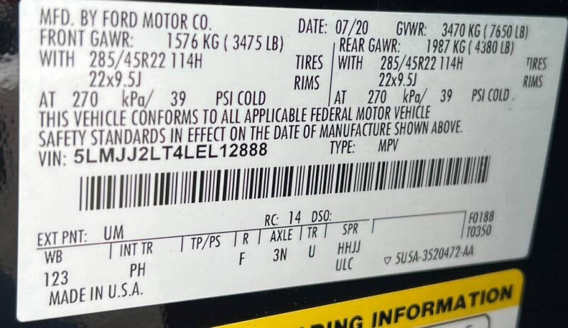 2020 Lincoln Navigator Reserve