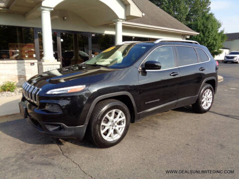 2015 Jeep Cherokee for sale at DEALS UNLIMITED INC in Portage MI