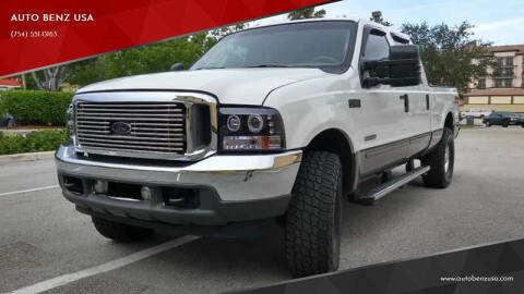 2004 Ford F-250 Super Duty for sale at AUTO BENZ USA in Fort Lauderdale FL