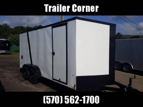 2022 Look Trailers STLC 7X16 - EXT HEIGHT - BLACK