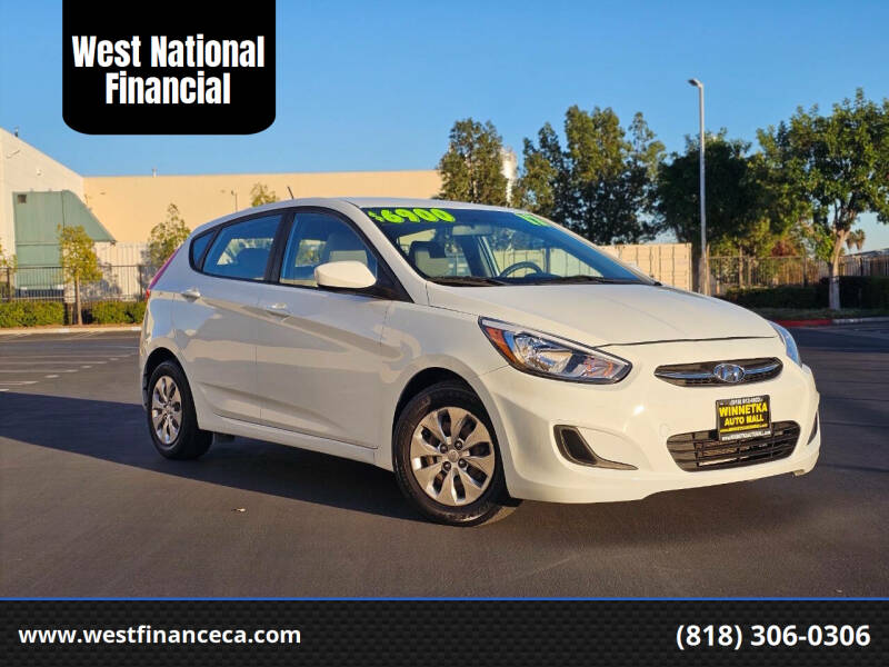 2017 Hyundai Accent for sale at West National Financial in Van Nuys CA