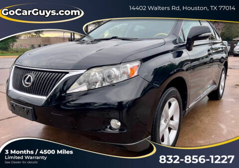 2012 Lexus RX 350 for sale at Your Car Guys Inc in Houston TX