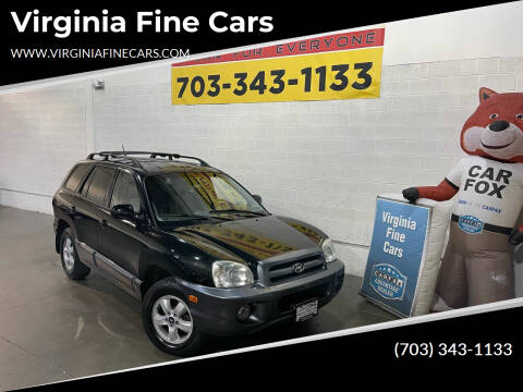 2005 Hyundai Santa Fe for sale at Virginia Fine Cars in Chantilly VA