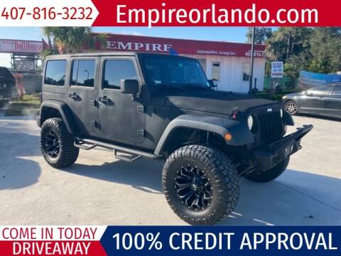 2015 Jeep Wrangler Unlimited for sale at Empire Automotive Group Inc. in Orlando FL