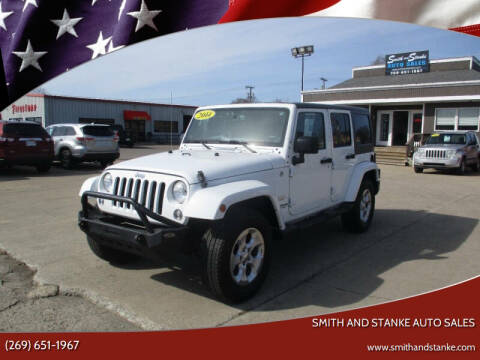 2014 Jeep Wrangler Unlimited for sale at Smith and Stanke Auto Sales in Sturgis MI