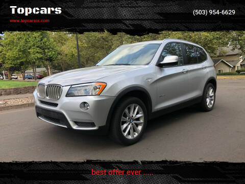 2013 BMW X3 for sale at Topcars in Wilsonville OR