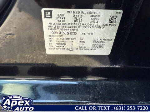 2016 Chevrolet Silverado 1500