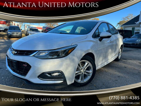 2017 Chevrolet Cruze for sale at Atlanta United Motors in Jefferson GA