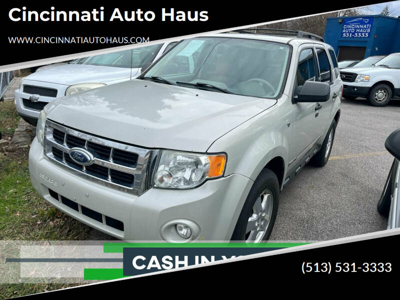 2008 Ford Escape for sale at Cincinnati Auto Haus in Cincinnati OH