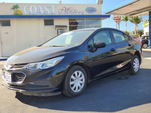 2018 Chevrolet Cruze for sale at Coast Motors in Arroyo Grande CA