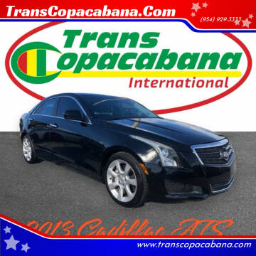 2013 Cadillac ATS for sale at TransCopacabana.Com in Hollywood FL