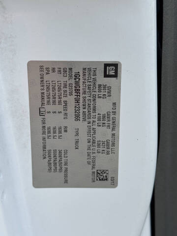 2017 Chevrolet Express 2500