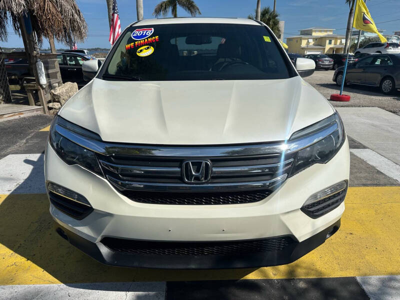 Used 2016 Honda Pilot EX-L with VIN 5FNYF6H5XGB056611 for sale in Melbourne, FL