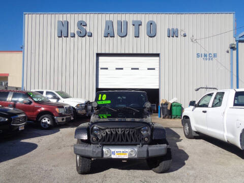 2010 Jeep Wrangler Unlimited for sale at N.S. Auto Sales Inc. in Houston TX