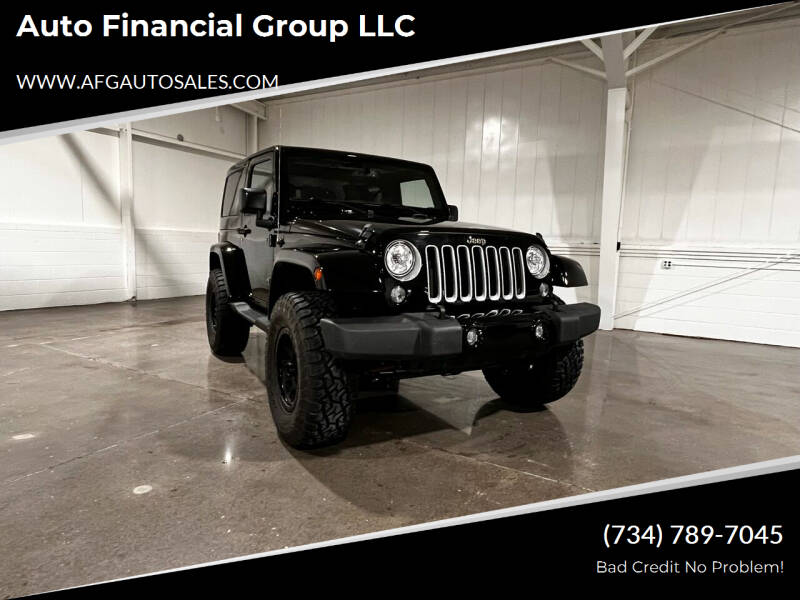2017 Jeep Wrangler for sale at Auto Financial Group LLC in Flat Rock MI