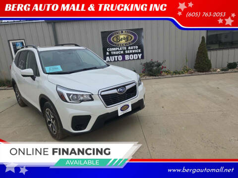 2020 Subaru Forester for sale at BERG AUTO MALL & TRUCKING INC in Beresford SD