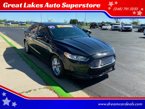 2014 Ford Fusion for sale at Great Lakes Auto Superstore in Waterford Township MI
