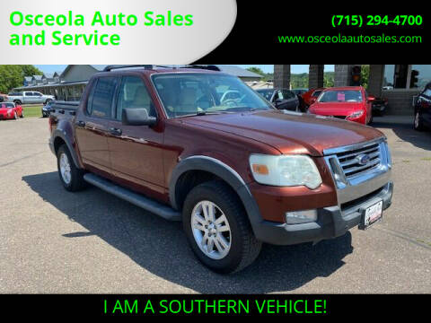 2010 Ford Explorer Sport Trac for sale at Osceola Auto Sales and Service in Osceola WI