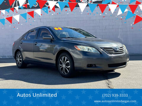 2009 Toyota Camry for sale at Autos Unlimited in Las Vegas NV