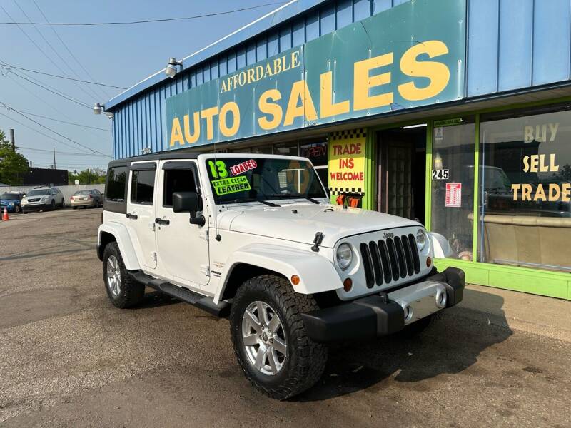 2013 Jeep Wrangler Unlimited for sale at Affordable Auto Sales of Michigan in Pontiac MI
