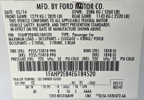 2014 Ford Taurus SEL