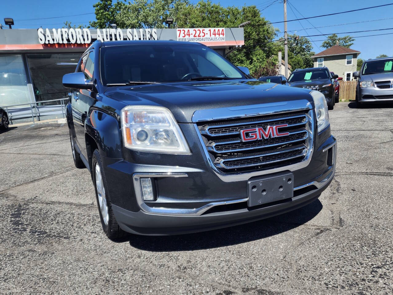 Gray 2017 GMC Terrain SLT AWD SLT 4dr SUV 1