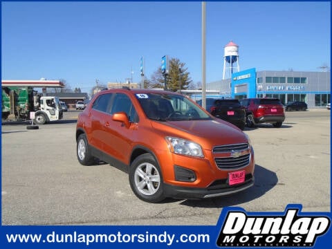 2016 Chevrolet Trax for sale at DUNLAP MOTORS INC in Independence IA
