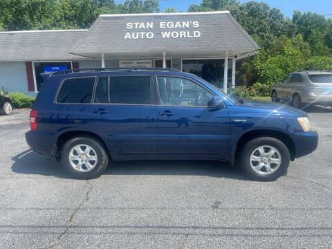 2002 Toyota Highlander for sale at STAN EGAN'S AUTO WORLD, INC. in Greer SC