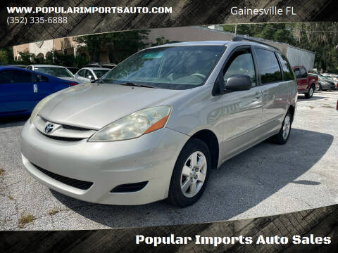 2006 Toyota Sienna for sale at Popular Imports Auto Sales in Gainesville FL