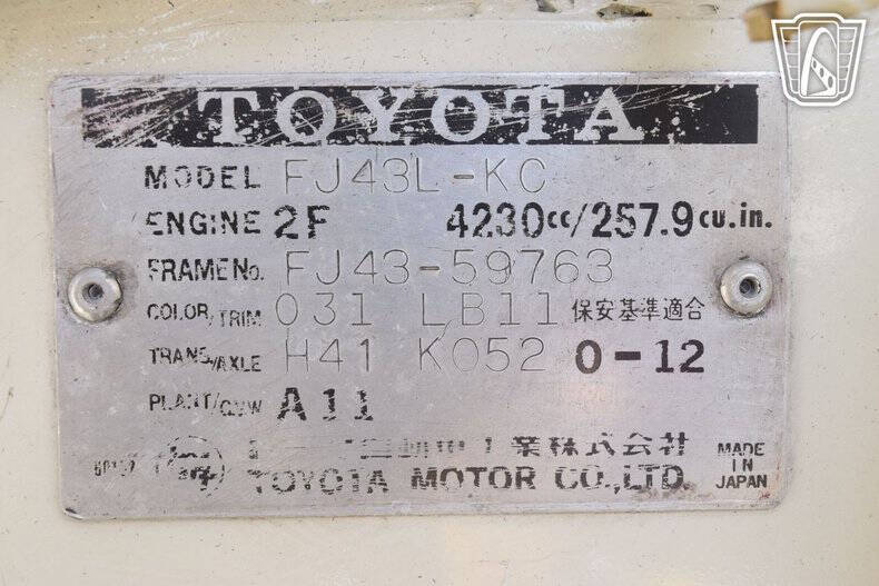 1979 Toyota Land Cruiser