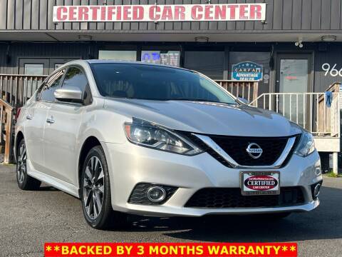 2018 Nissan Sentra for sale at CERTIFIED CAR CENTER in Fairfax VA