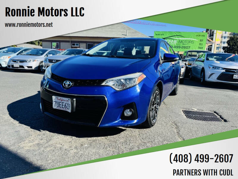 2016 Toyota Corolla S Plus