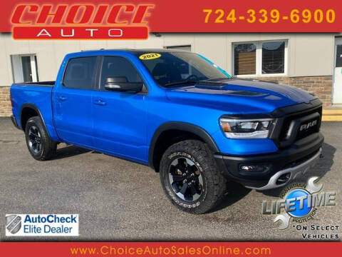 2021 RAM 1500 for sale at CHOICE AUTO SALES in Murrysville PA