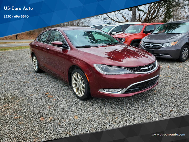 2015 Chrysler 200 for sale at US-Euro Auto in Burton OH