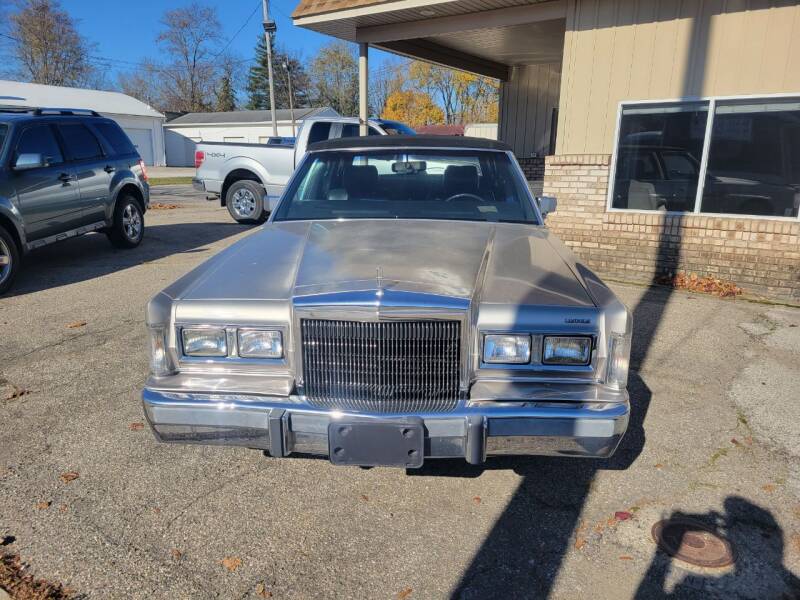 1988 Lincoln Town Car for sale at Long Motor Sales in Tecumseh MI