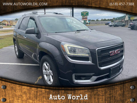 2014 GMC Acadia for sale at Auto World in Carbondale IL