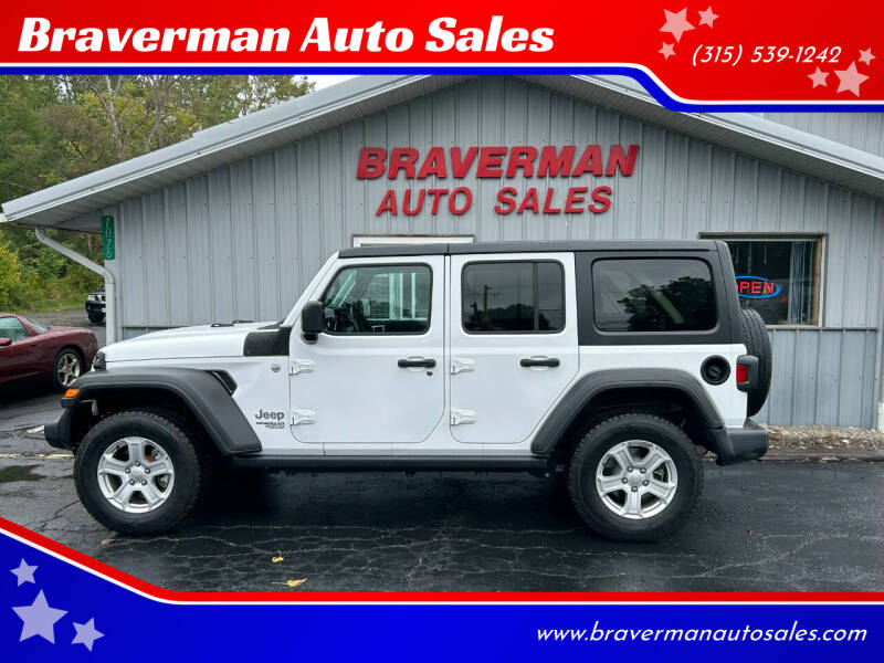 2020 Jeep Wrangler Unlimited for sale at Braverman Auto Sales in Waterloo NY