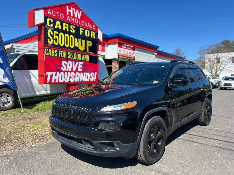 2017 Jeep Cherokee for sale at HW Auto Wholesale in Norfolk VA