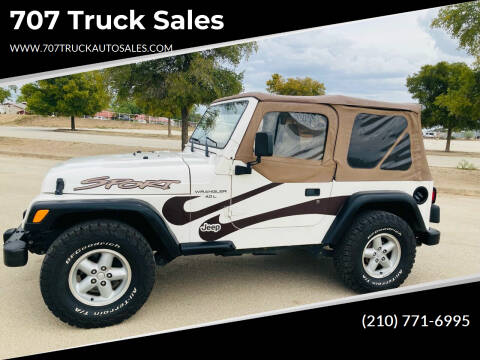 2001 Jeep Wrangler for sale at 707 Truck Sales in San Antonio TX