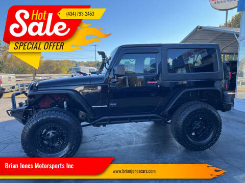 2013 Jeep Wrangler for sale at Brian Jones Motorsports Inc in Danville VA