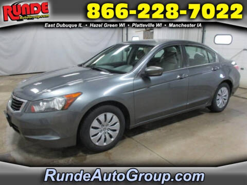 2008 Honda Accord for sale at Runde PreDriven in Hazel Green WI