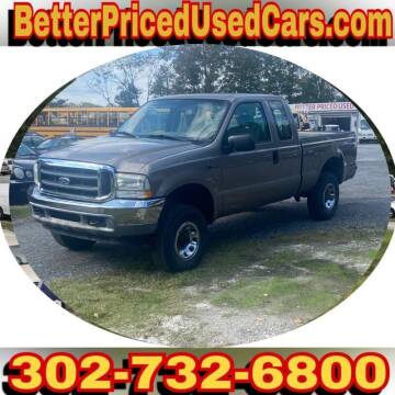 2004 Ford F-250 Super Duty for sale at Better Priced Used Cars in Frankford DE