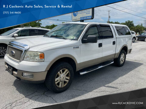 2004 Ford F-150 for sale at R J Cackovic Auto Sales, Service & Rental in Harrisburg PA