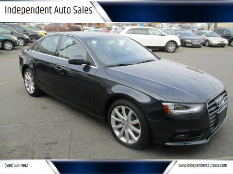 2013 Audi A4 for sale at Independent Auto Sales in Spokane Valley WA